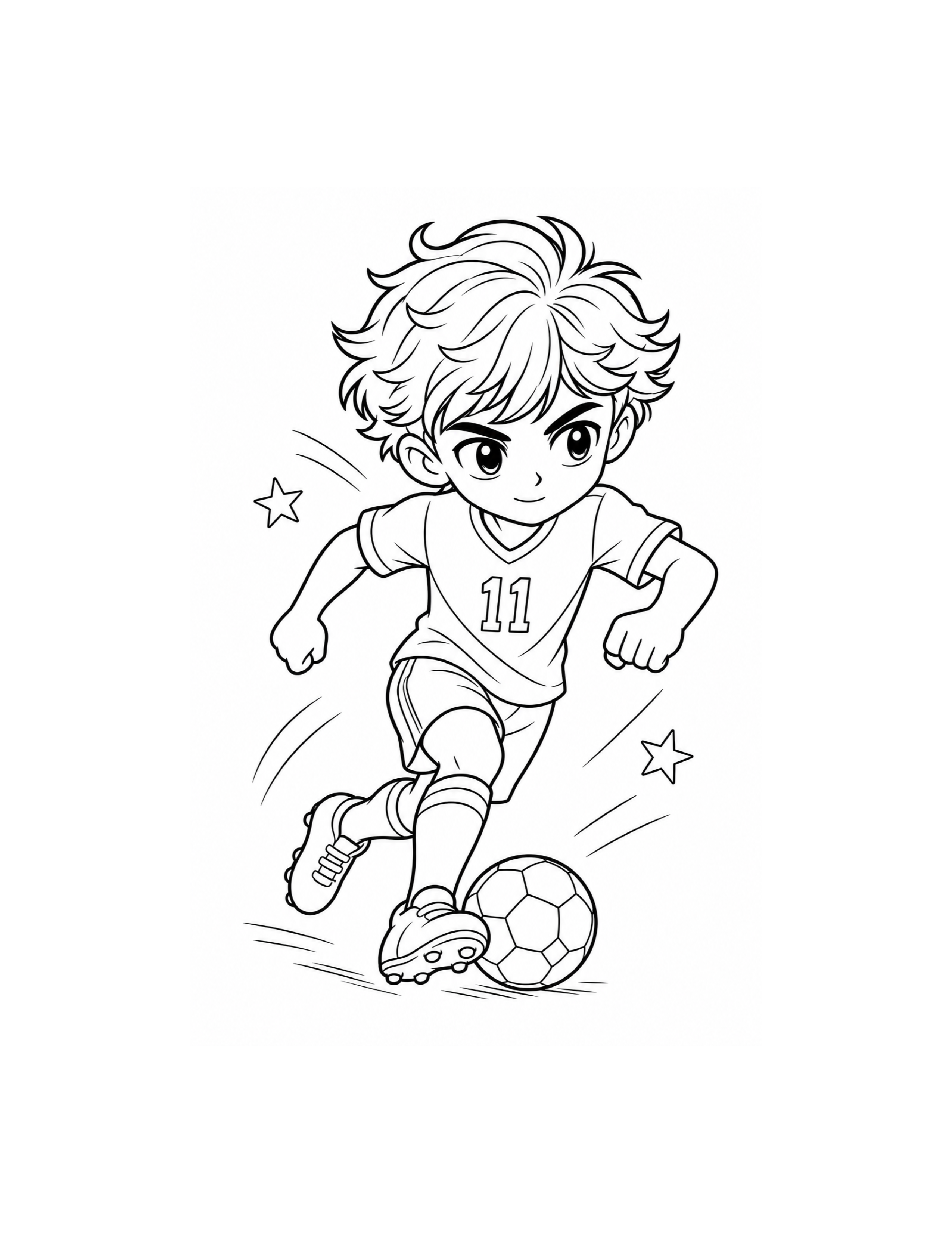 Joao Felix Number 11 Soccer Coloring Page